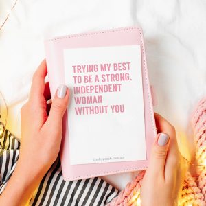 Strong Independent Woman Greeting Card