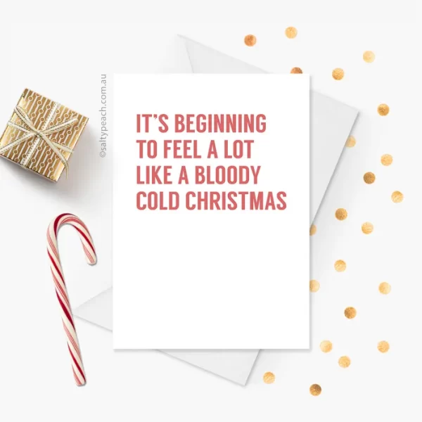 Bloody Cold Christmas Card