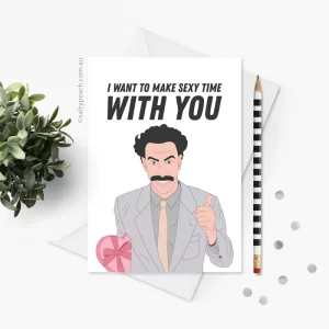 Borat Valentine Card