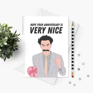 Borat Anniversary Card