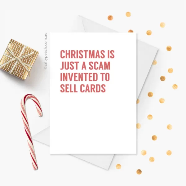 Christmas is a Scam Card