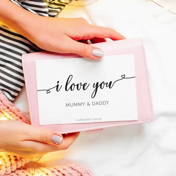 I Love You Custom Card Mummy and Daddy