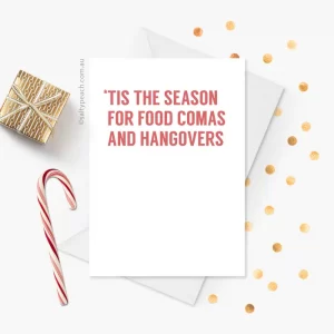 Food Comas and Hangovers Card