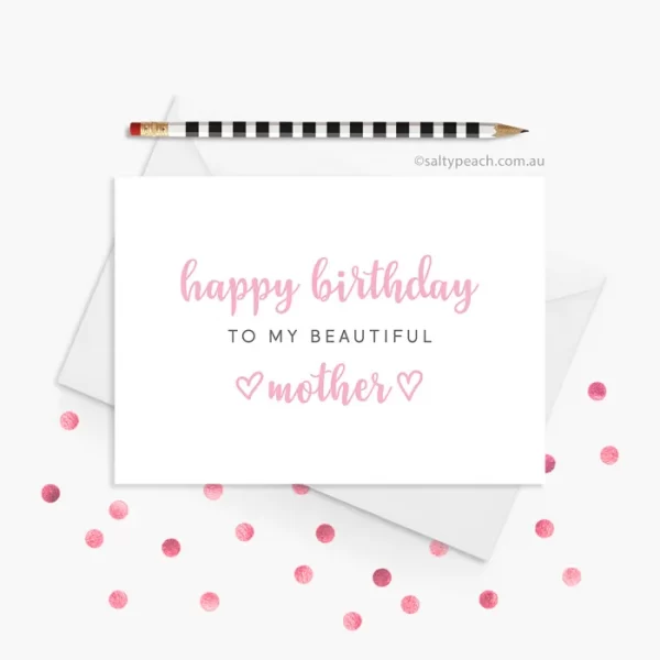 Personalised Birthday Card - Mother
