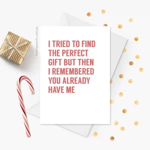 Perfect Gift Christmas Card