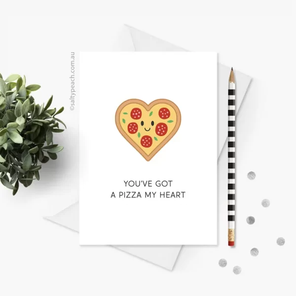 Pizza Pun Love Card