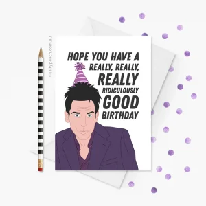Derek Zoolander Birthday Card