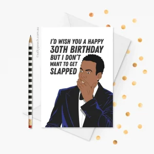 Chris Rock Custom Age Birthday Card
