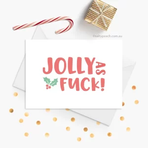 Jolly as Fuck Christmas Card