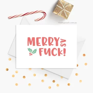 Merry as Fuck Christmas Card