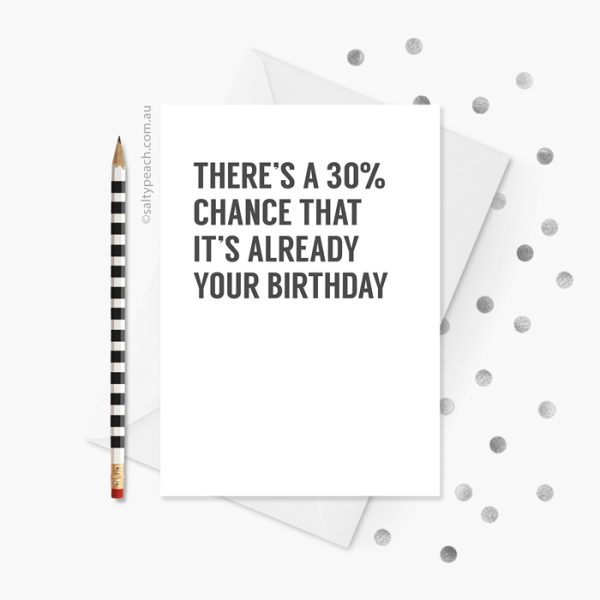 Mean Girls Quote Birthday Card Black