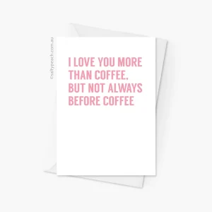 Coffee Anniversary Card