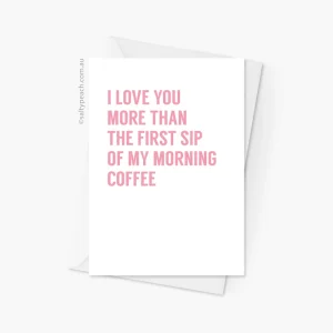 Coffee Valentine Card
