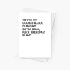 Mark Corrigan Double Black Diamond Card - Black