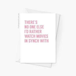 Long Distance Movie Card