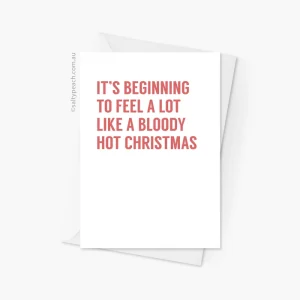 Bloody Hot Christmas Card
