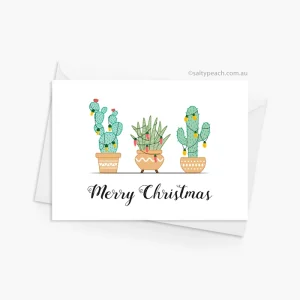 Cactus Christmas Card