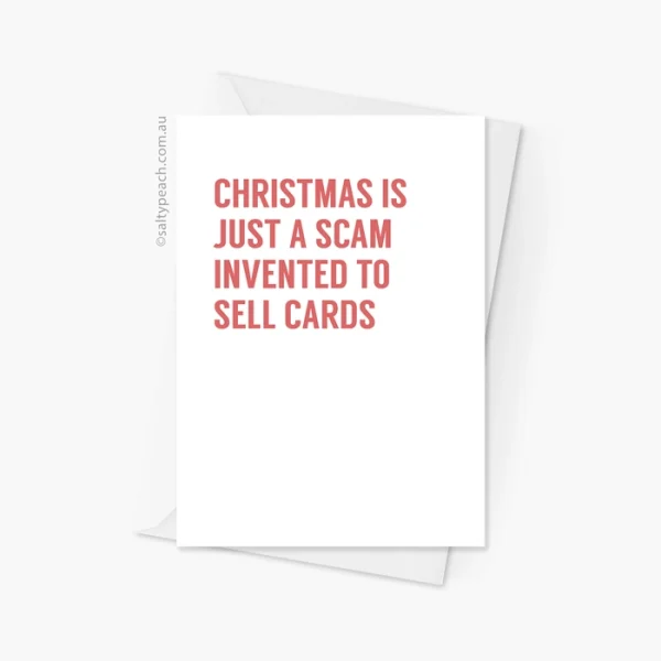 Christmas is a Scam Card