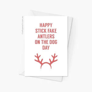 Funny Dog Christmas Card