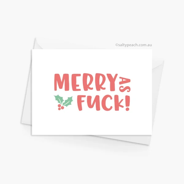 Merry as Fuck Christmas Card
