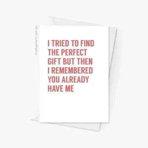 Perfect Gift Christmas Card