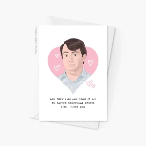 Mark Corrigan I Like You Card