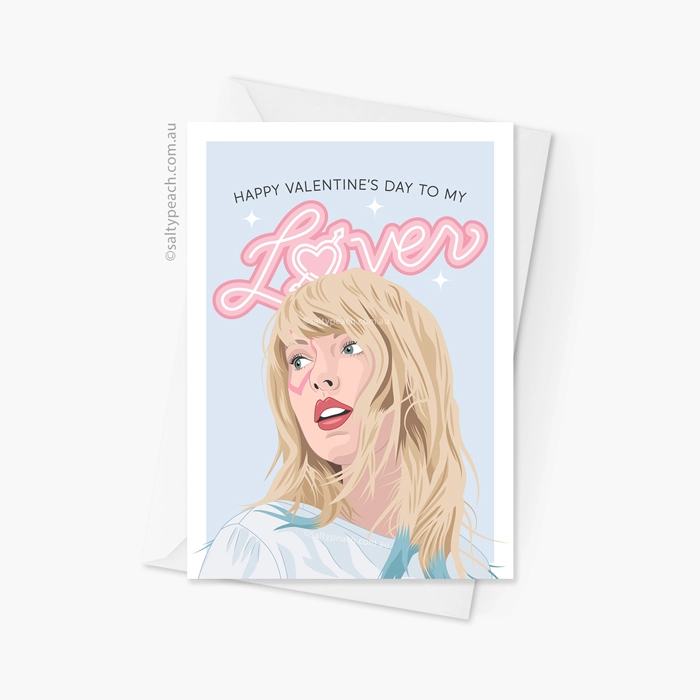 Taylor Swift Lover Valentine Card