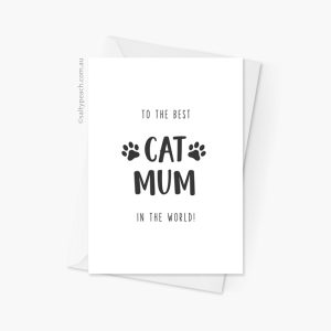 Best Cat Mum Card