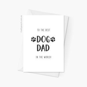 Best Dog Dad Card