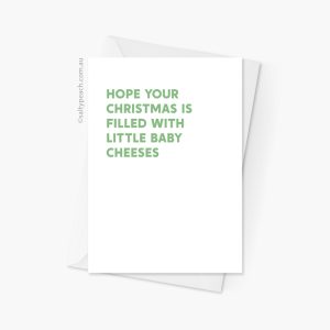Kath and Kim Little Baby Cheeses Christmas Green