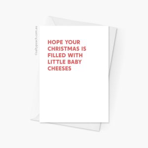 Kath and Kim Little Baby Cheeses Christmas Red