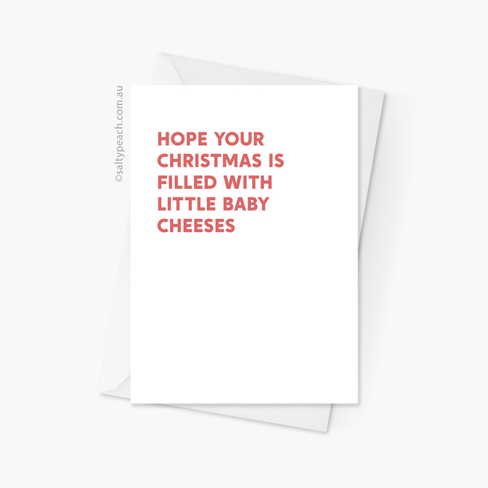 Kath and Kim Little Baby Cheeses Christmas Red