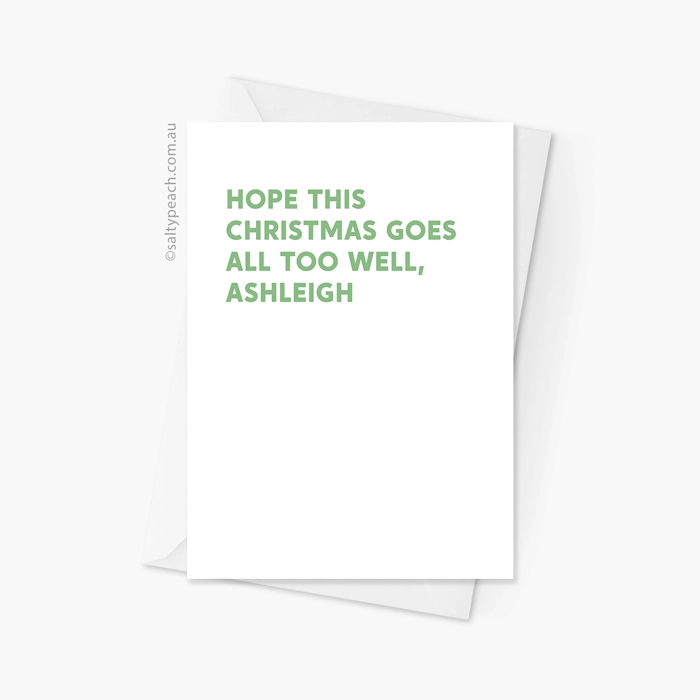 All Too Well Christmas Ashleigh